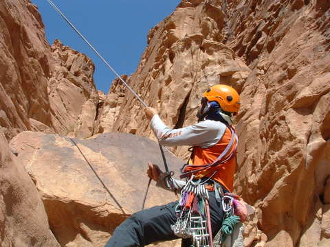 rock climbing